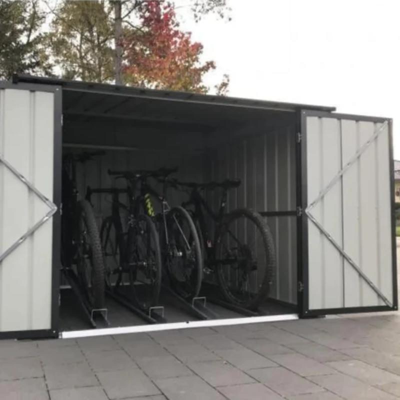 Globel 6ft x 6ft Bicycle Store - Anthracite Grey