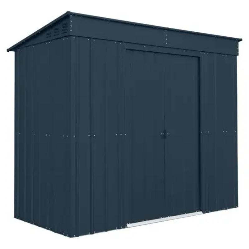 Globel Pent Metal Garden Shed - All Sizes