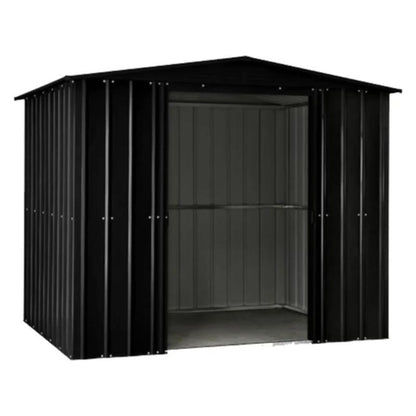 Globel Apex Metal Garden Shed (Anthracite Grey) - All Sizes