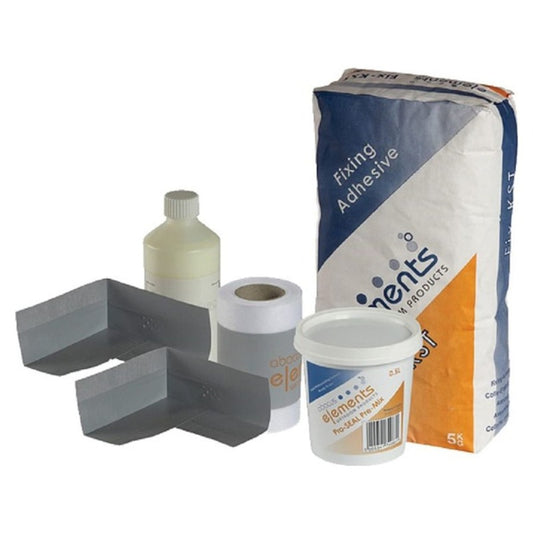 Abacus Shower Tray Install Pack - Square Waste