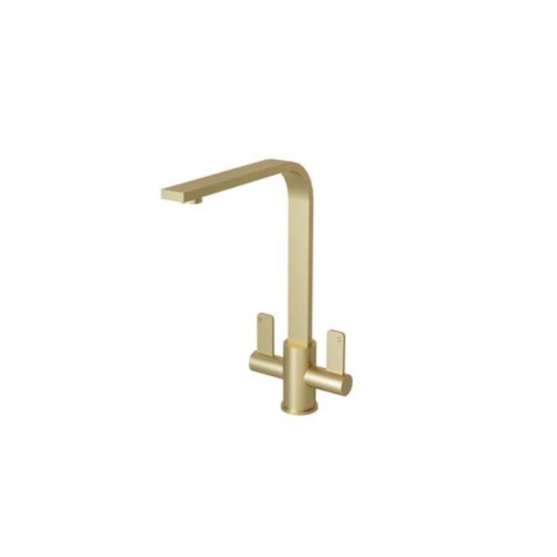 Ellsi Eben Twin Lever Kitchen Tap - All Colours