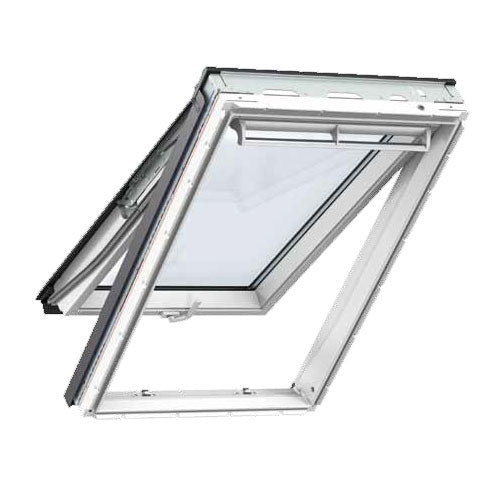 Image for VELUX White Painted GPL FK08 2066  Pine Top Hung Window Triple Glazed - 66cm x 140cm