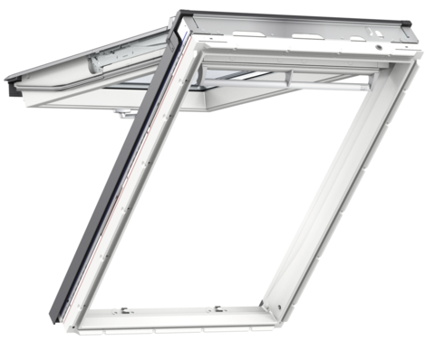 VELUX GPU MK04 0070 White Polyurethane Top Hung Roof Window - 78x98cm