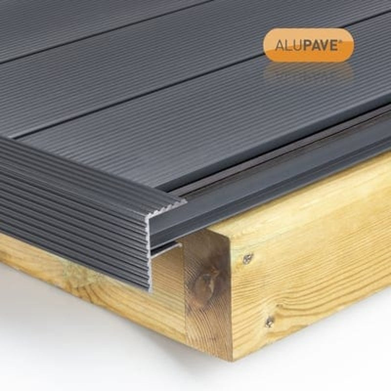 Alupave Fireproof Decking Board Endstop Bar - All Sizes