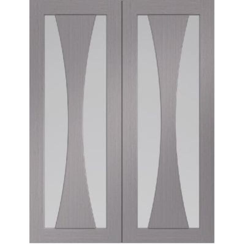 Internal Light Grey Pre-Finished Verona Pair (Clear Glass) - All Sizes