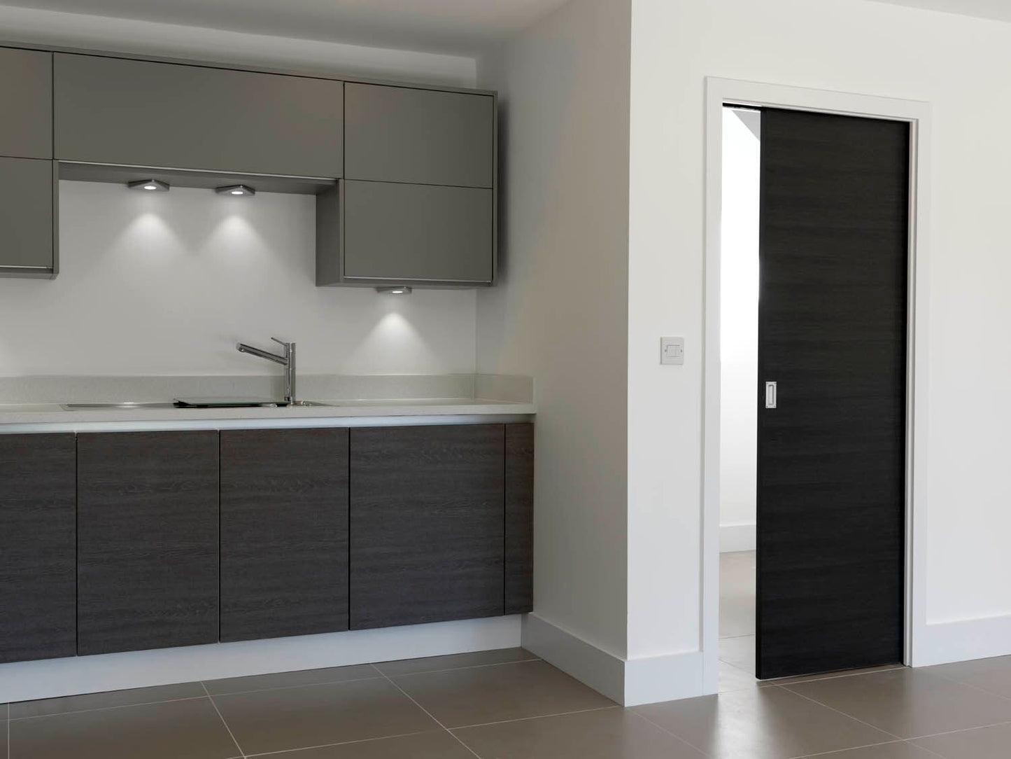 Image for JB Kind Ash Grey Painted Grigio Pre-Finished Internal Fire Door