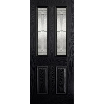 Image for LPD GRP Malton Black 2L Glazed Exterior Door