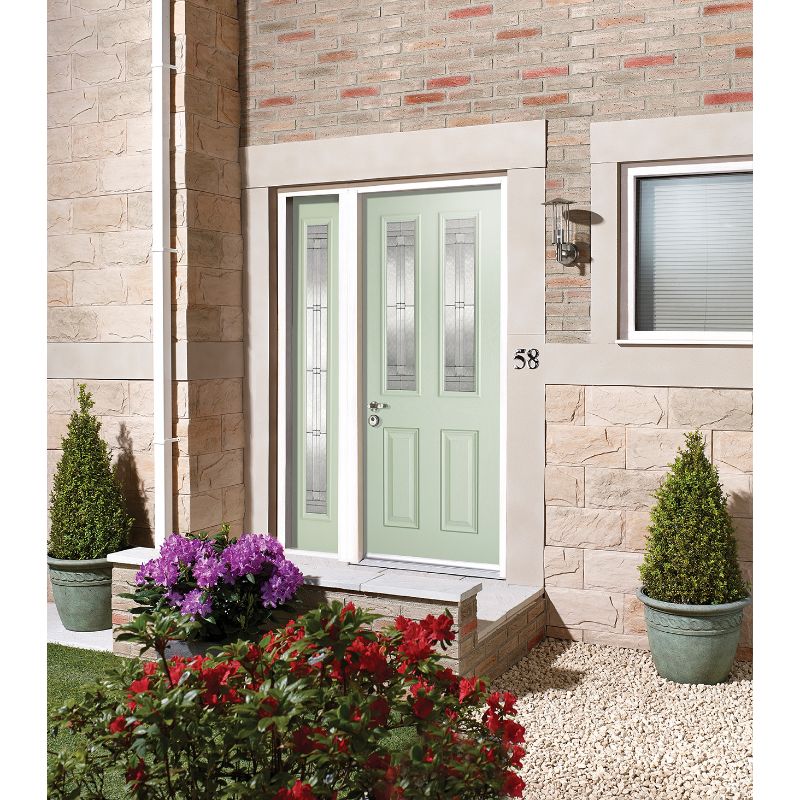 LPD GRP Malton Green 2L Glazed Exterior Door - 1981 x 838 (33")