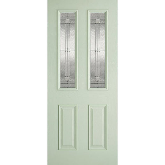 Image for LPD GRP Malton Green 2L Glazed Exterior Door