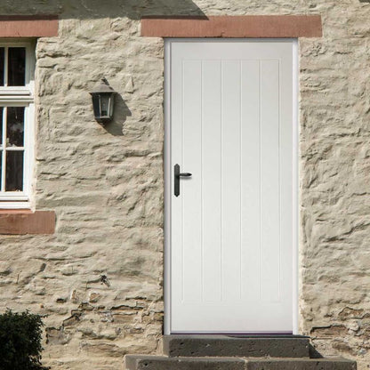 LPD GRP Mexicano White Exterior Door