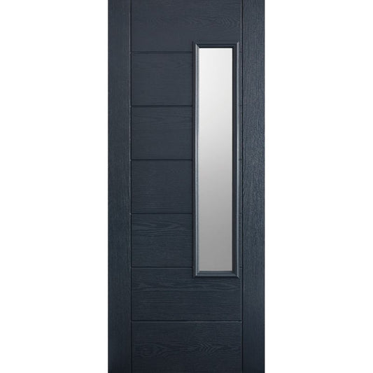 LPD GRP Newbury Anthracite Grey 1L Glazed Exterior Door- 2032 x 813 (32")