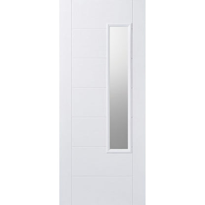 LPD GRP Newbury White 1L Glazed Exterior Door - 1981 x 838 (33")