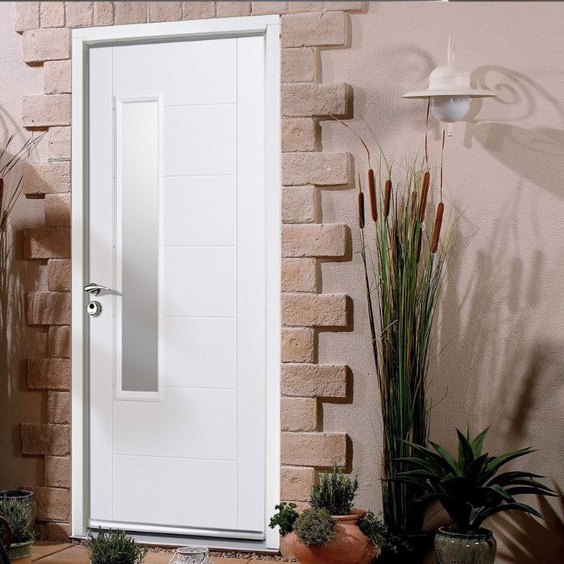 LPD GRP Newbury White 1L Glazed Exterior Door - 1981 x 838 (33")