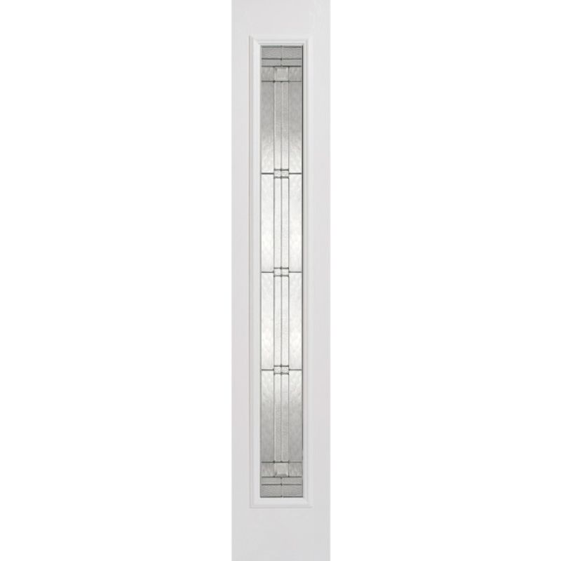 LPD GRP Malton White Sidelight 2L Glazed Exterior Door  - 2032 x 356 x 44mm