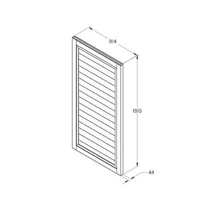 Forest Pressure Treated Square Lap Gate 1.83m