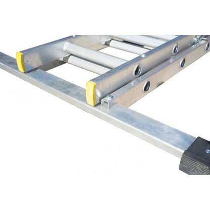 LFI PRo Double Section 11 Rung Ladder 3m with Stabiliser