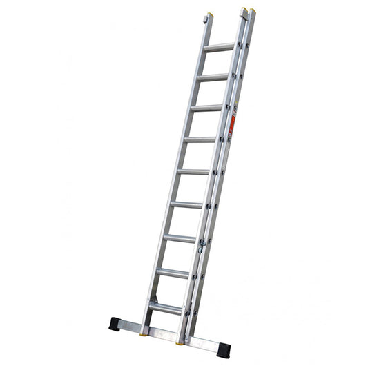 LFI PRo Double Section 13 Rung Ladder 3.5m with Stabiliser