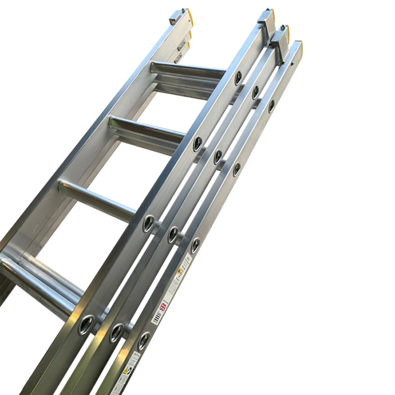 LFI PRo Triple Section 9 Rung Ladder 2.5m with Stabiliser