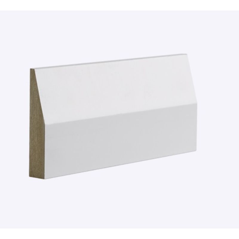 Deanta White Primed Architrave Half Splayed - 2150 x 90 x 16mm