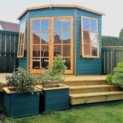 Shire Hampton Shiplap Corner Summerhouse - All Sizes