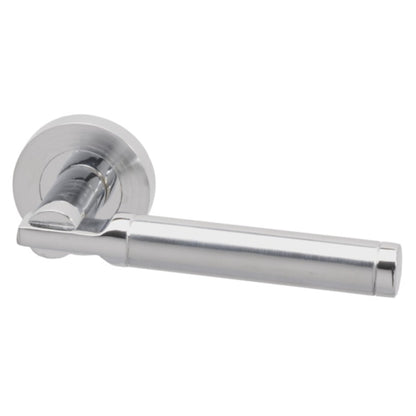 XL Joinery Tiber Bathroom Door Handle Pack With Lock 75mm Latch