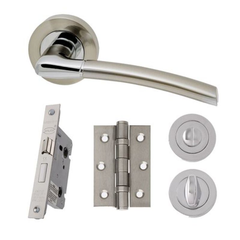 LPD Ironmongery Mercury Privacy Handle Hardware Pack