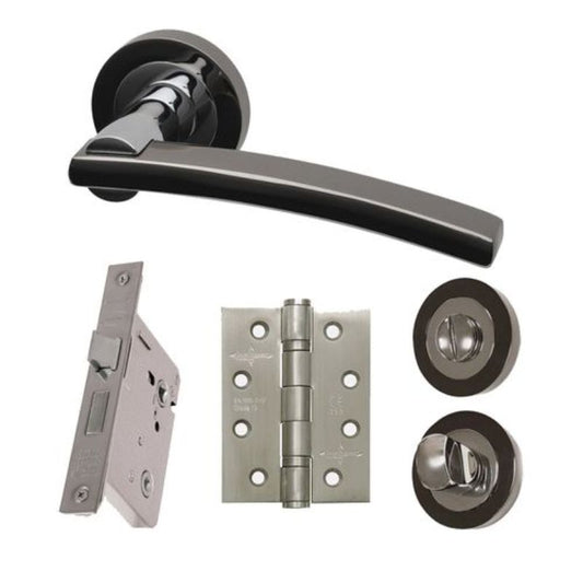 LPD Ironmongery Sirus Privacy Handle Hardware Pack