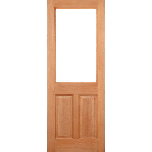 LPD 2XG 2 Panel Dowelled Hardwood Exterior Door 78in x 30in x 44mm (1981 x 762mm)