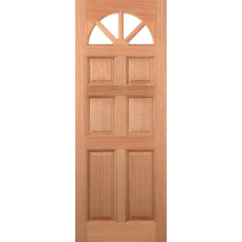 LPD Carolina Hardwood 6 Panel Exterior Door 78in x 30in x 44mm (1981 x 762mm)