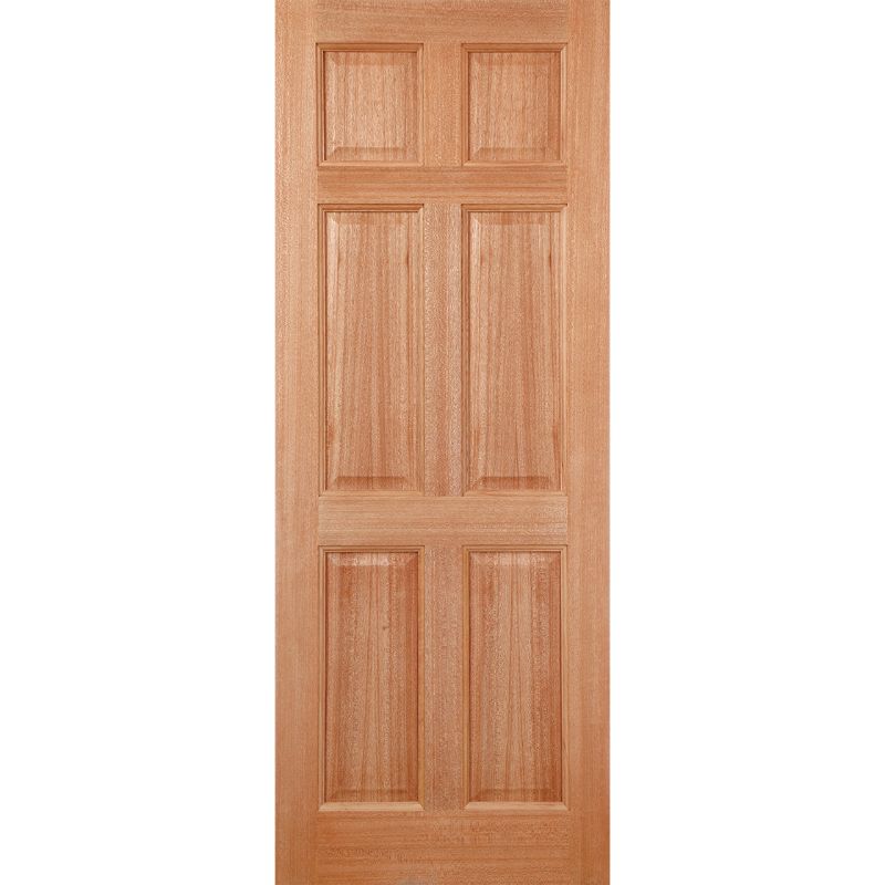 LPD Colonial 6 Panel Hardwood Exterior Door 78in x 36in x 44mm (1981 x 914mm)