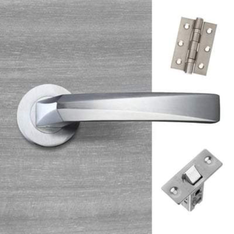 LPD Hercules Satin Chrome Handle Hardware Pack