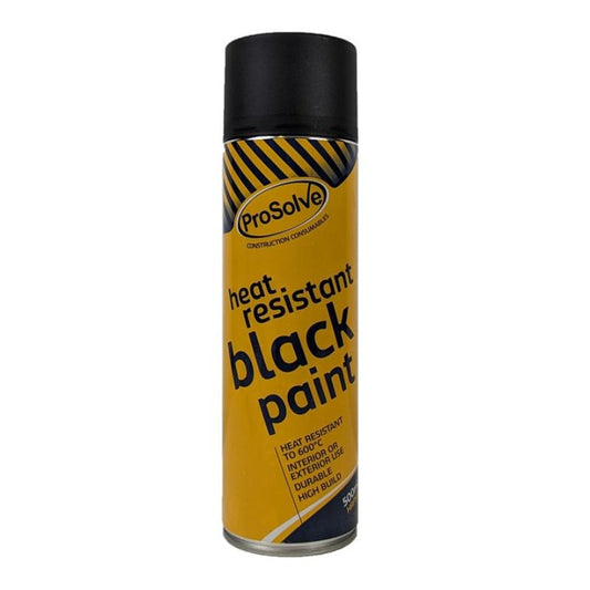 ProSolve 600 Degree Heat Resistant Black Spray x 500ml