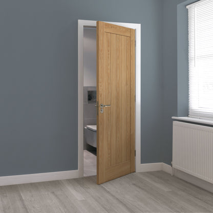 Image for JB Kind Hudson Oak Effect Laminate Cottage Internal Door