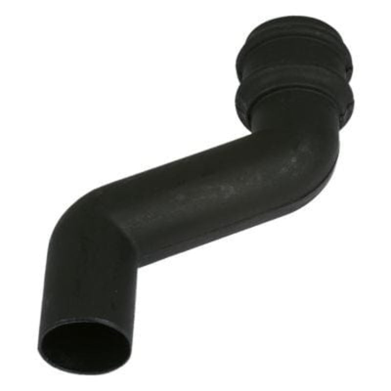 Brett Martin Cascade Round 68mm Down Pipe 150mm Offset (Cast Iron Effect)