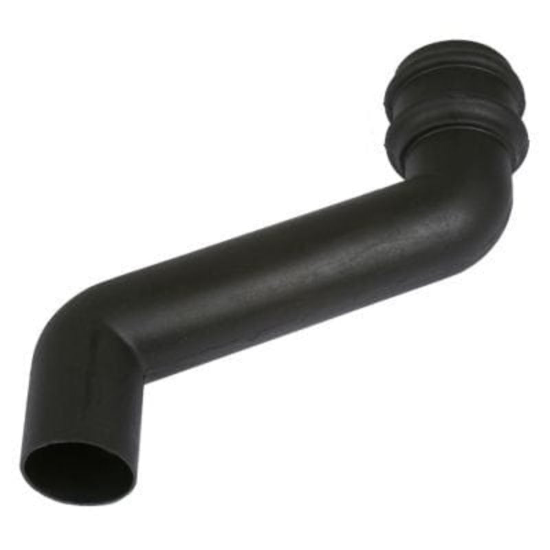 Brett Martin Cascade Round 68mm Down Pipe 230mm Offset (Cast Iron Effect)