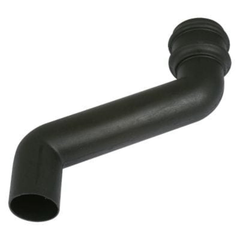 Brett Martin Cascade 105mm Rnd Down Pipe 230mm Offset (Cast Iron Effect)