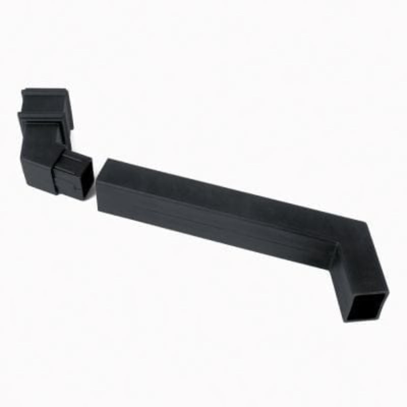 Brett Martin Cascade Rectangle 100mm x 75mm Adjustable Front OffSet (Cast Iron Effect)