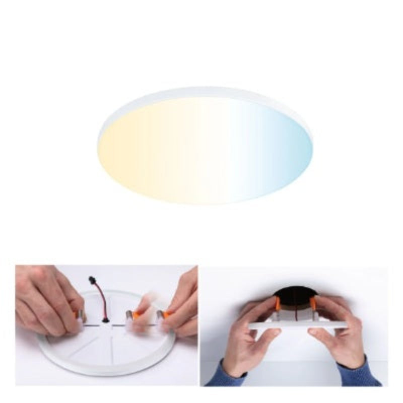 VariFit Veluna Edge Round LED Recessed Panel Smart Home Zigbee