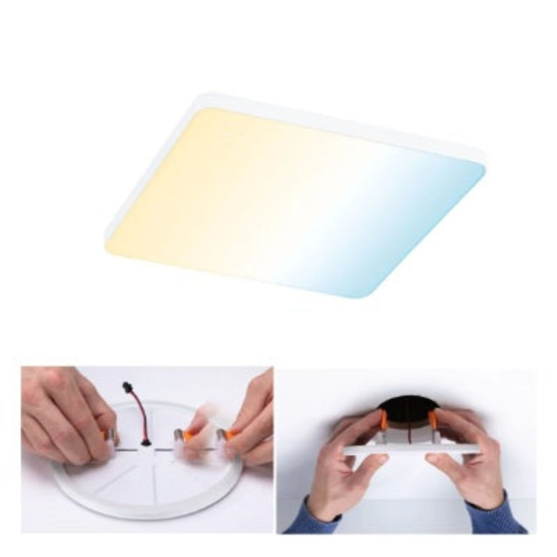 VariFit Veluna Edge Square LED Recessed Panel Smart Home Zigbee