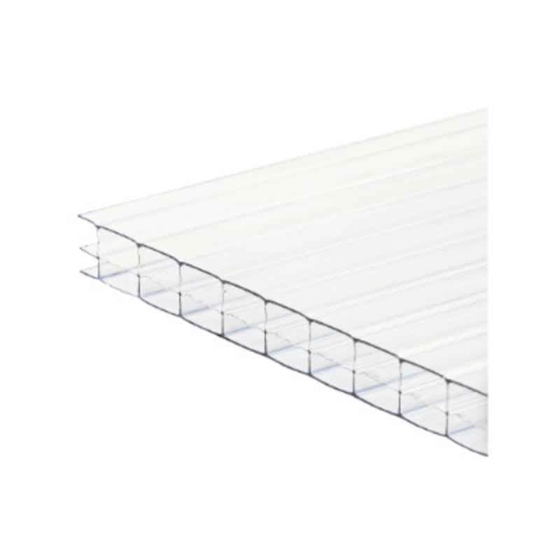 Triplewall polycarbonate sheet Clear - All sizes