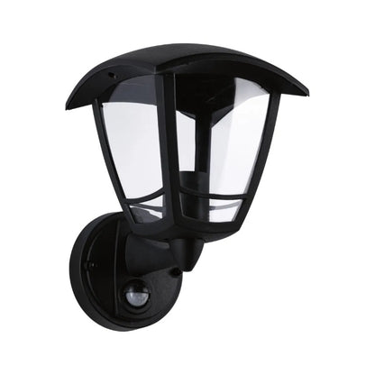 Outdoor 230V Classic Curved Motion Detector Exterior Wall Light