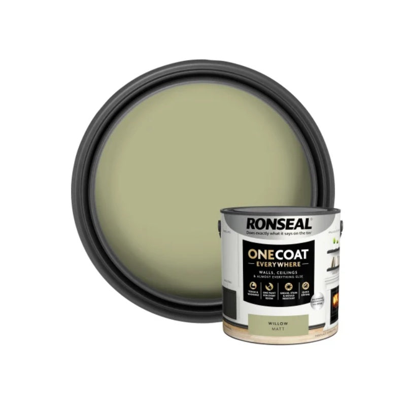 Ronseal One Coat Everywhere Interior Paint 2.5 Litres - All Colours