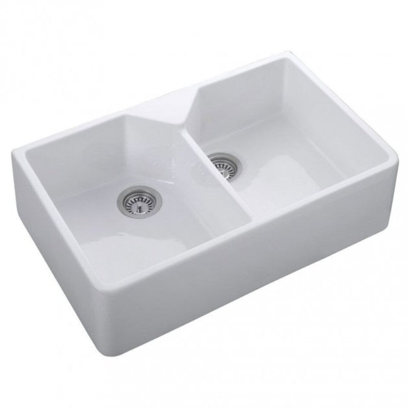 RAK Gourmet Belfast Style Kitchen Sink 10 Double Bowl 