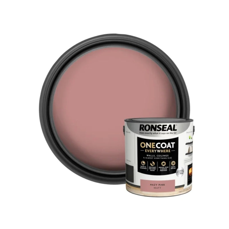 Ronseal One Coat Everywhere Interior Paint 2.5 Litres - All Colours