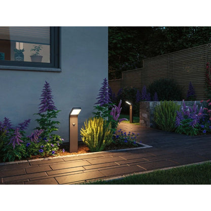 Outdoor 230V Kulma Motion Detector Seawater Resistant LED Bollard Light