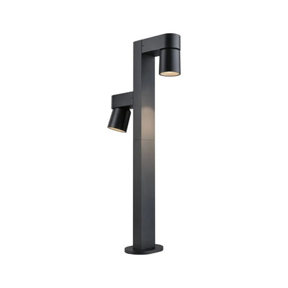 Outdoor 230V Kimu LED Bollard Light - Dual Light