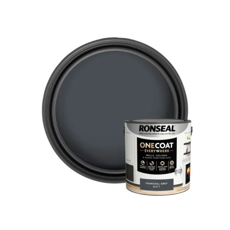 Ronseal One Coat Everywhere Interior Paint 2.5 Litres - All Colours