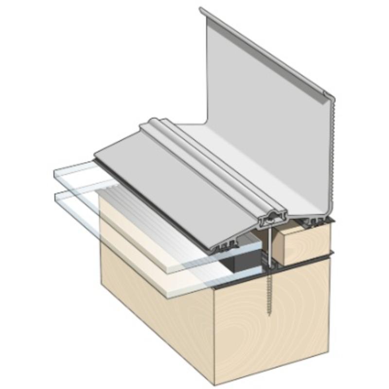 Capex 70 Wall Flashing Bar & gasket (3m) - All Colours