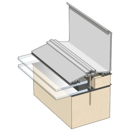 Capex 70 Wall Flashing Bar & gasket (3m) - All Colours