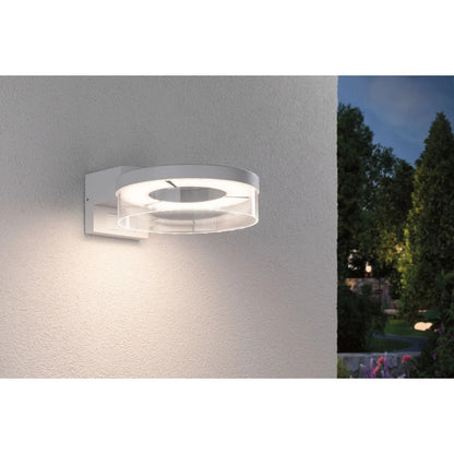 Outdoor 230V Capera Motion Detector LED Exterior Wall Light - White